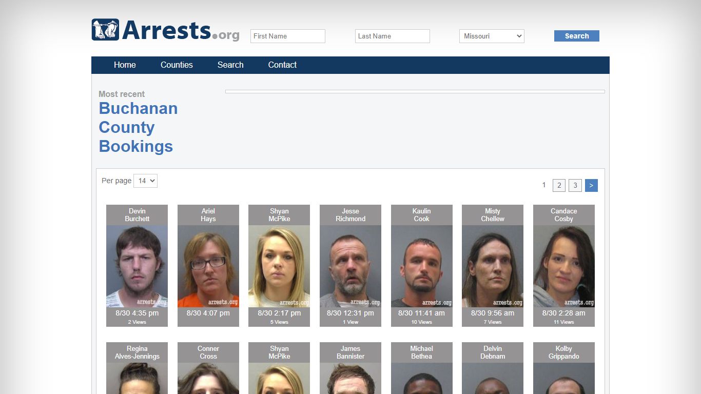 Buchanan County Arrests and Inmate Search