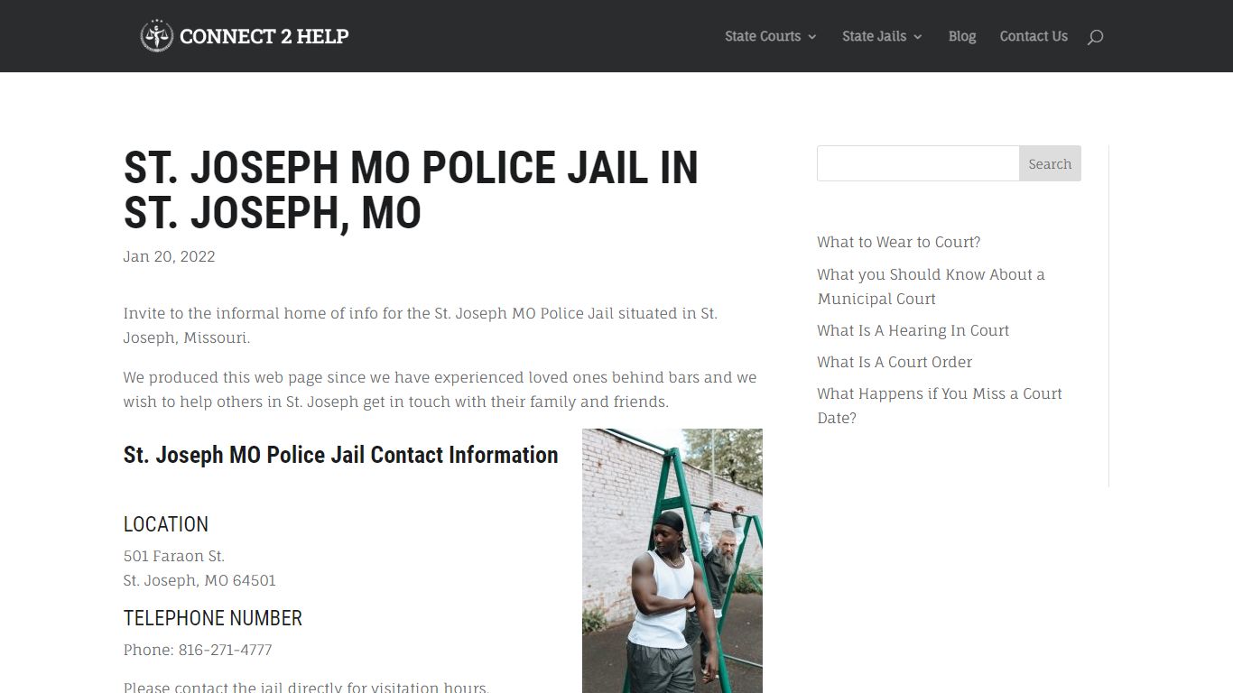 St. Joseph MO Police Jail in St. Joseph, MO - Connect 2 Help